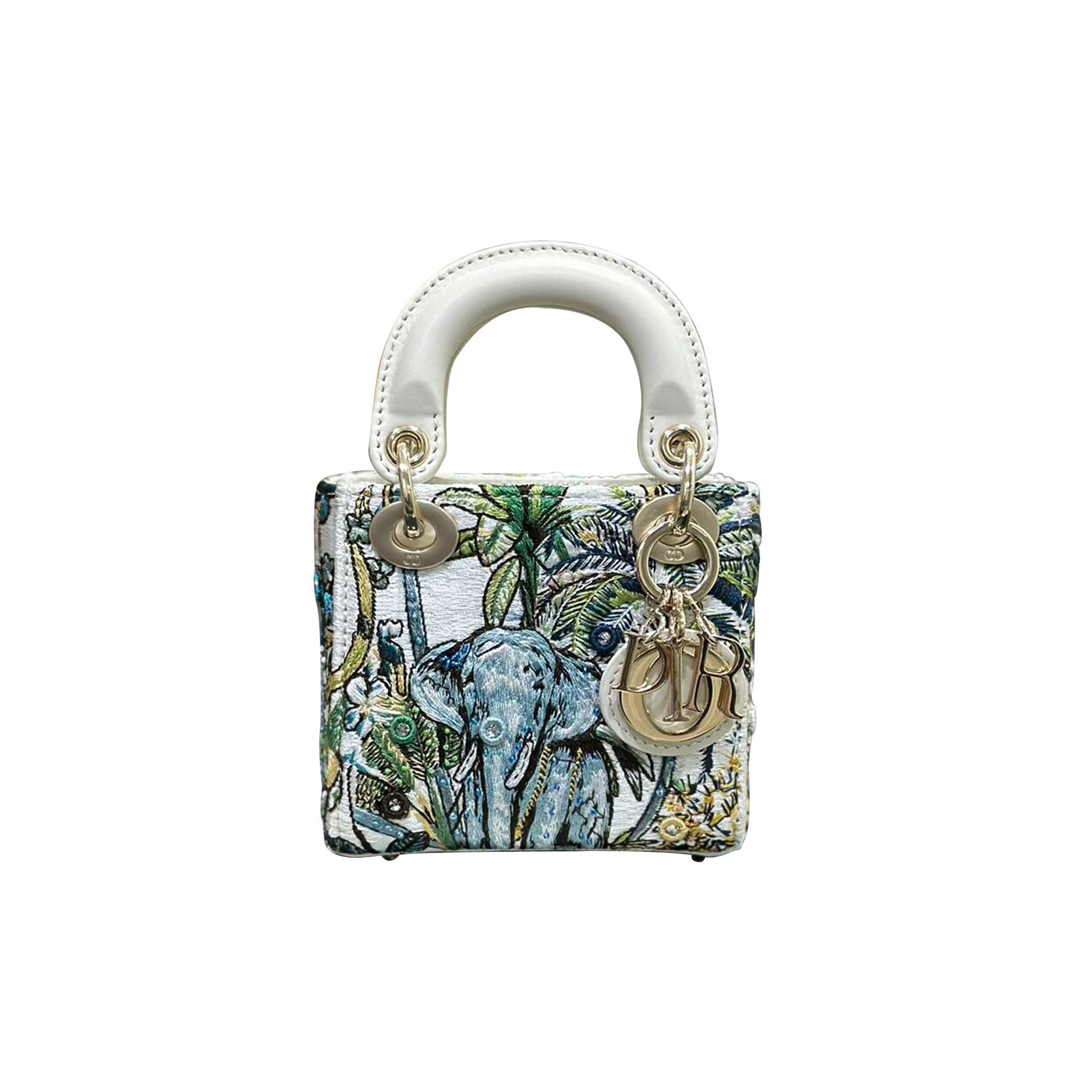d*or mirco lady d*or S*per mini green bag s0856 (12*10.2*5cm)